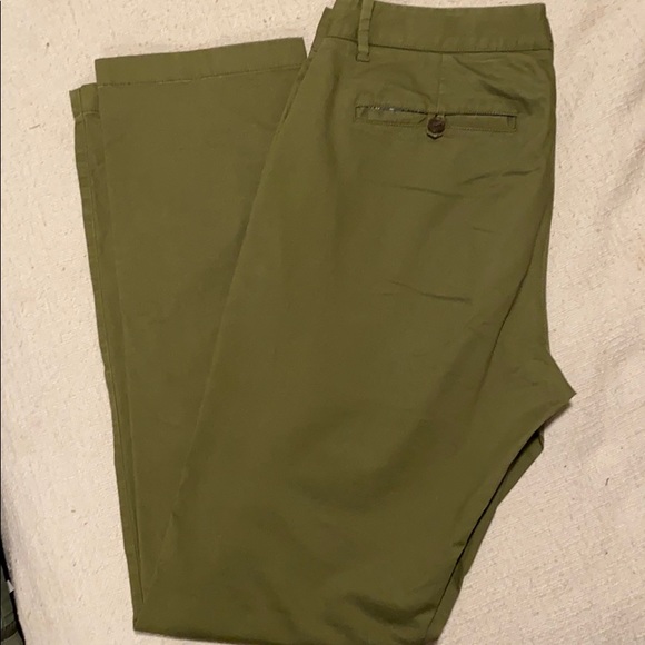 Bonobos slim stretch olive green washed khakis - Picture 3 of 3